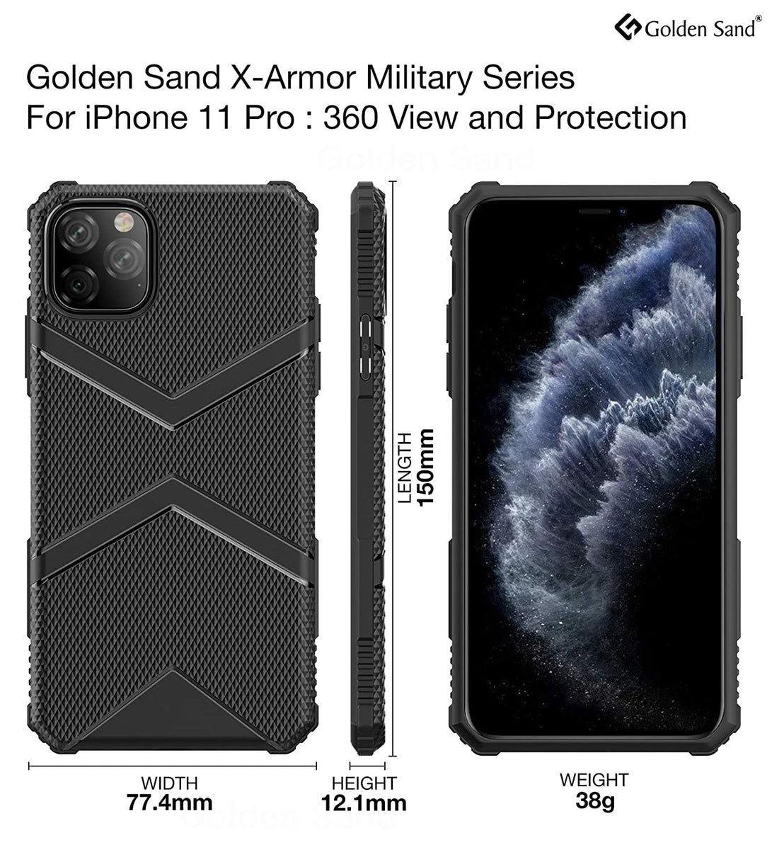 X-Armor Military Series Shock Proof Back Cover for Apple iPhone 11