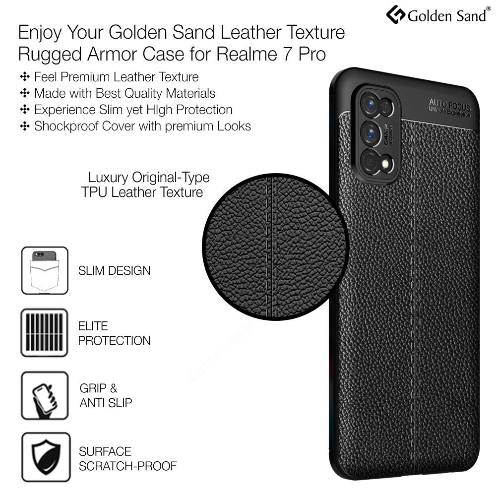 Vegan Leather Rugged Flexible TPU Series Shockproof Armor Back
