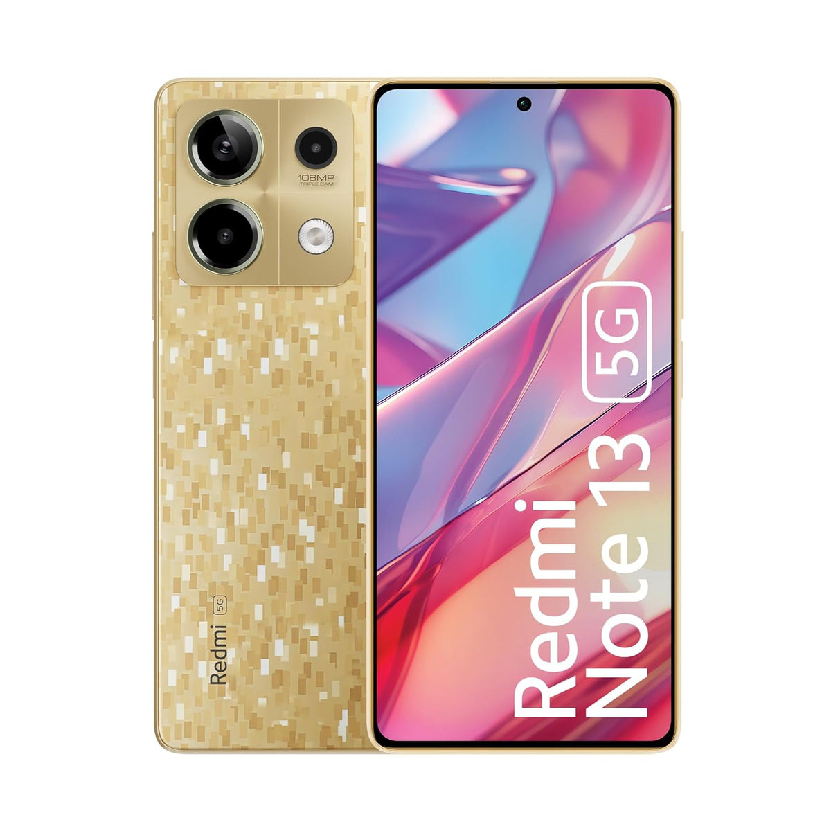 Redmi Note 13 5G Mobile Phone Back Cover Case – Golden Sand