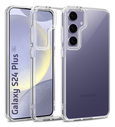 Samsung Galaxy S24+ Plus 5G (6.7 inch) Back Cover | Ice Crystal Series, Crystal Clear
