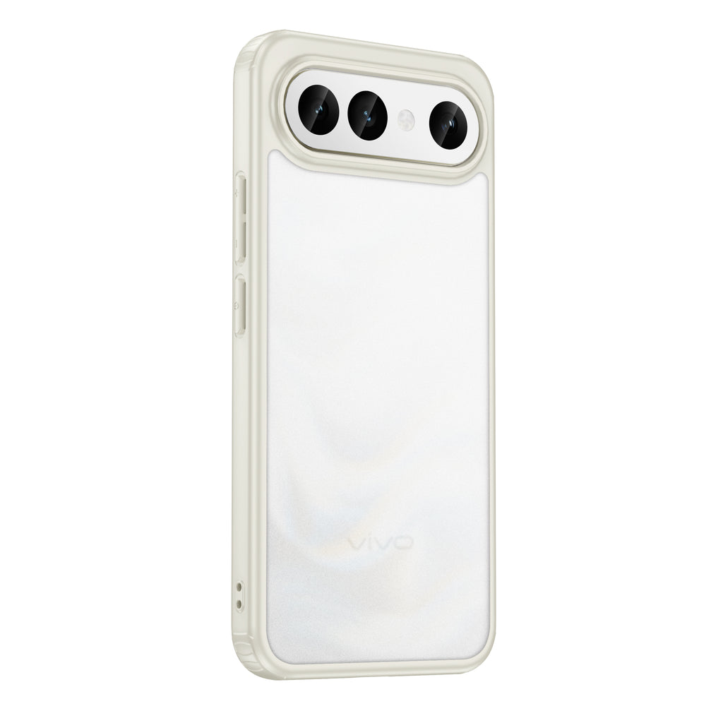 Pre Order, [Estimated Shipping Date: 10 June 2026], Vivo X300 FE 5G (6.31 inch) Back Cover | Rugged Frosted Series, Ivory