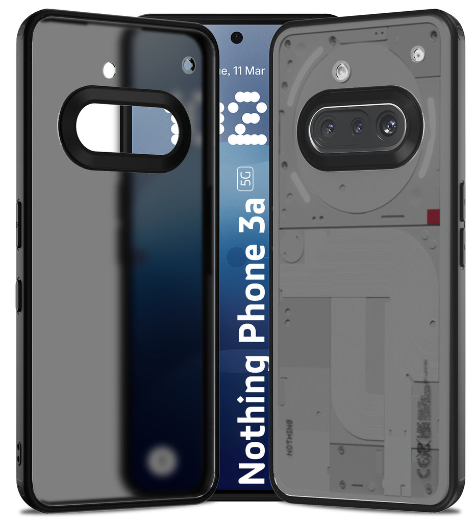 Nothing Phone (3a) 5G, 6.77 inch Rugged Frosted Back Cover