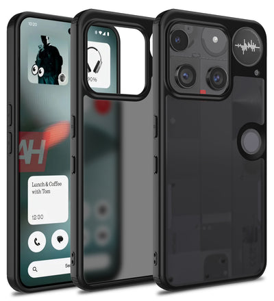Nothing Phone (3) 5G (6.67 inch) Back Cover | Rugged Frosted Series, Black