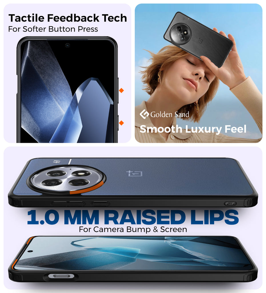 Custodia Per OnePlus 13 5G EASSGU – Morbida Al TPU, Nera, Antiurto E Anti-graffio - 3