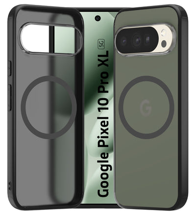 Google Pixel 10 Pro XL 5G (6.8 inch) Back Cover | Rugged Frosted MagSnap Series, Black