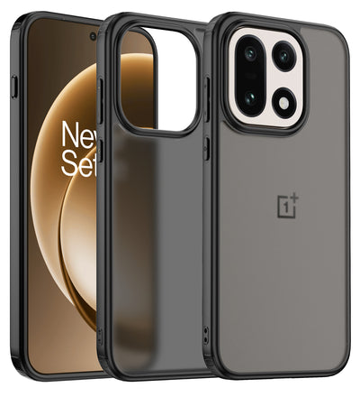 OnePlus 15 5G (6.78 inch) Back Cover | Rugged Frosted Series, Infinite Black