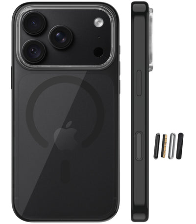 Apple iPhone 18 Pro Max 5G (6.9 inch) Back Cover | Aura MagSnap Series, Deep Black
