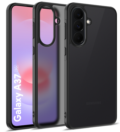 Samsung Galaxy A37 5G (6.7 inch) Back Cover | Rugged Frosted Series, Black