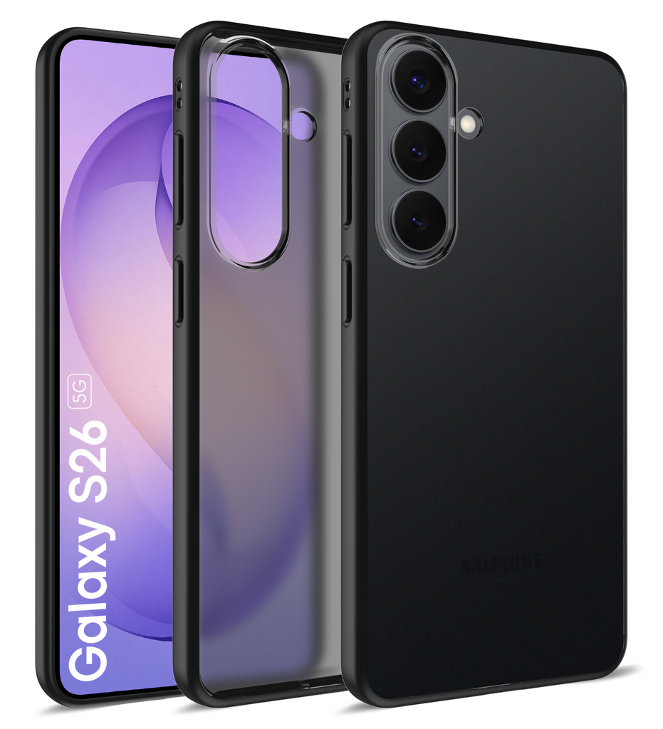 Samsung Galaxy S26 5G (6.3 inch) Back Cover | Rugged Frosted Series, Cobalt Black