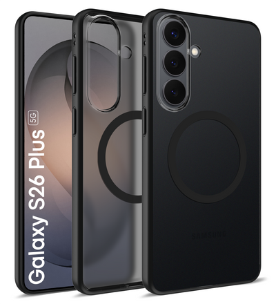 Samsung Galaxy S26 Plus 5G (6.7 inch) Back Cover | Rugged Frosted MagSnap Series, Cobalt Black