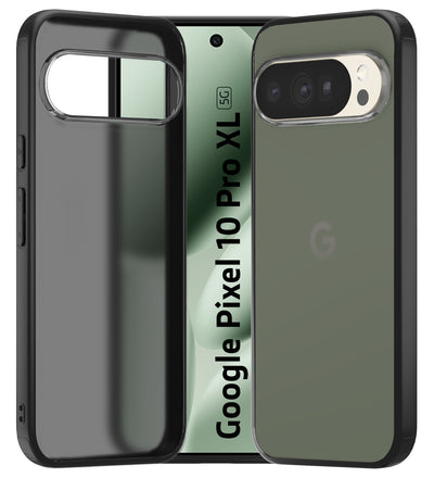 Google Pixel 10 Pro XL 5G (6.8 inch) Back Cover | Rugged Frosted Series, Black