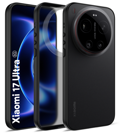 Xiaomi 17 Ultra 5G (6.9 inch) Back Cover | Rugged Frosted Series, Black