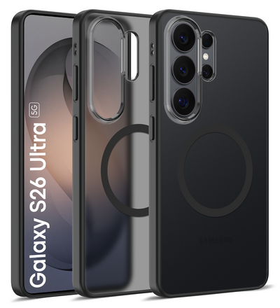 Samsung Galaxy S26 Ultra 5G (6.9 inch) Back Cover | Rugged Frosted MagSnap Series, Cobalt Black