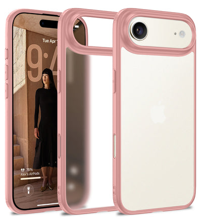 Apple iPhone Air 5G, iPhone 17 Air (6.9 inch) Back Cover | Rugged Frosted Series, Pink