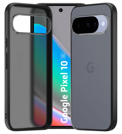 Google Pixel 10 5G (6.3 inch) Back Cover | Rugged Frosted Series, Black
