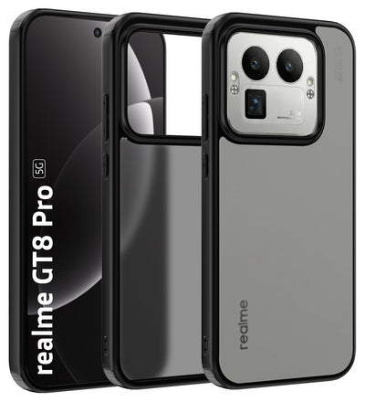 Realme GT 8 Pro 5G (6.79 inch) Back Cover | Rugged Frosted Series, Black
