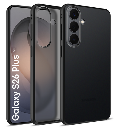 Samsung Galaxy S26 Plus 5G (6.7 inch) Back Cover | Rugged Frosted Series, Cobalt Black