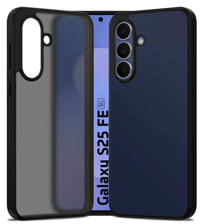 Samsung Galaxy S25 FE 5G (6.7 inch) Back Cover | Rugged Frosted Series, Black
