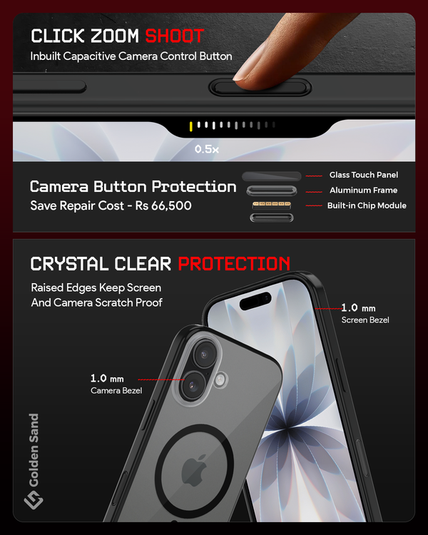 Apple iPhone 17 5G (6.3 inch) Back Cover | Aura MagSnap Series, Space Black