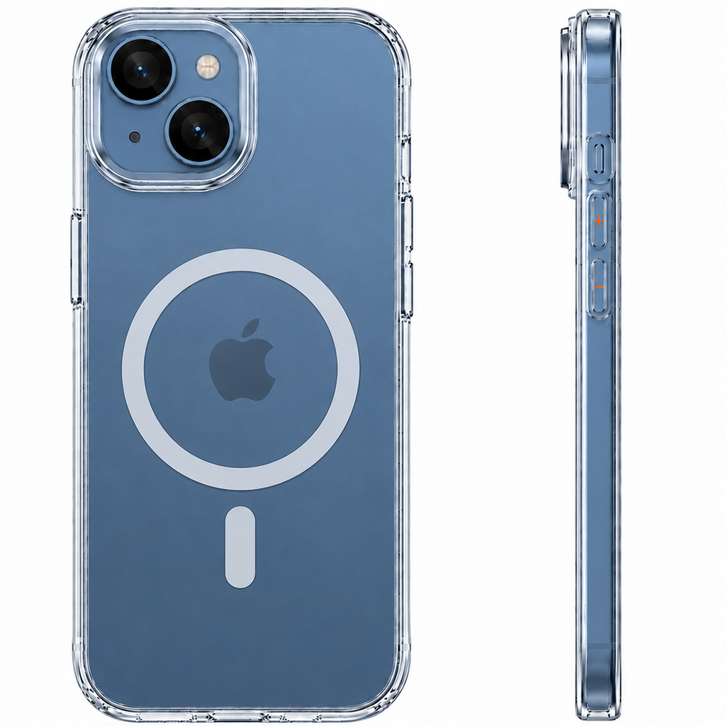 Ultra Crystal with MagSafe, Anti-Yellow Slim Transparent Stylish Hard Back Cover for Apple iPhone 15, 6.1 inch, (PC | Clear)