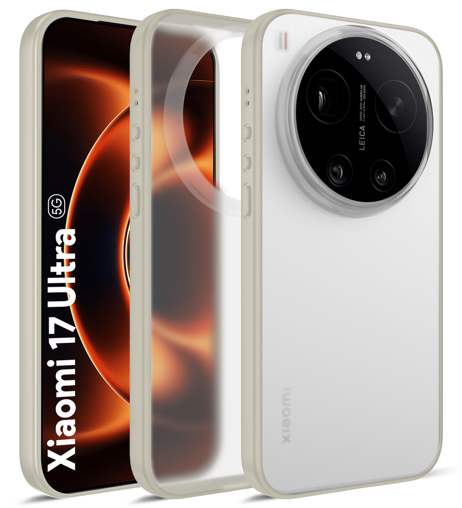 Xiaomi 17 Ultra 5G (6.9 inch) Back Cover | Rugged Frosted Series, Ivory