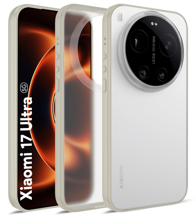 Xiaomi 17 Ultra 5G (6.9 inch) Back Cover | Rugged Frosted Series, Ivory