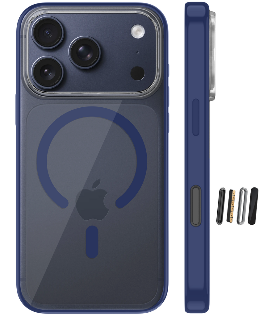 Apple iPhone 17 Pro Max 5G (6.9 inch) Back Cover | Aura MagSnap Series, Deep Blue