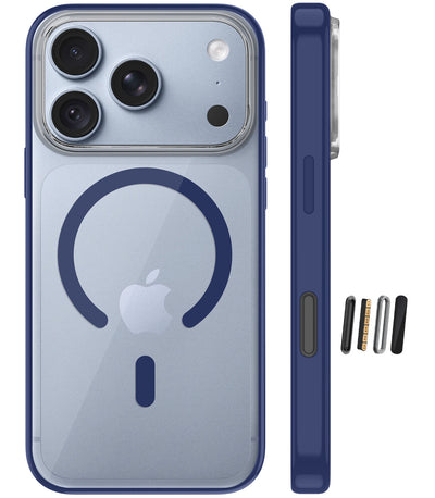 Apple iPhone 18 Pro 5G (6.3 inch) Back Cover | Aura MagSnap Series, Deep Blue