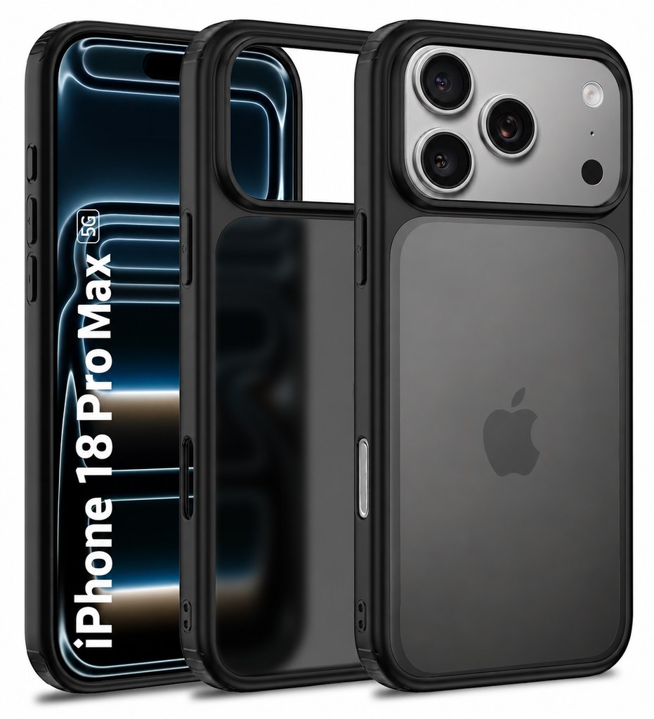 Apple iPhone 18 Pro Max 5G, 6.9 inch Rugged Frosted Back Cover
