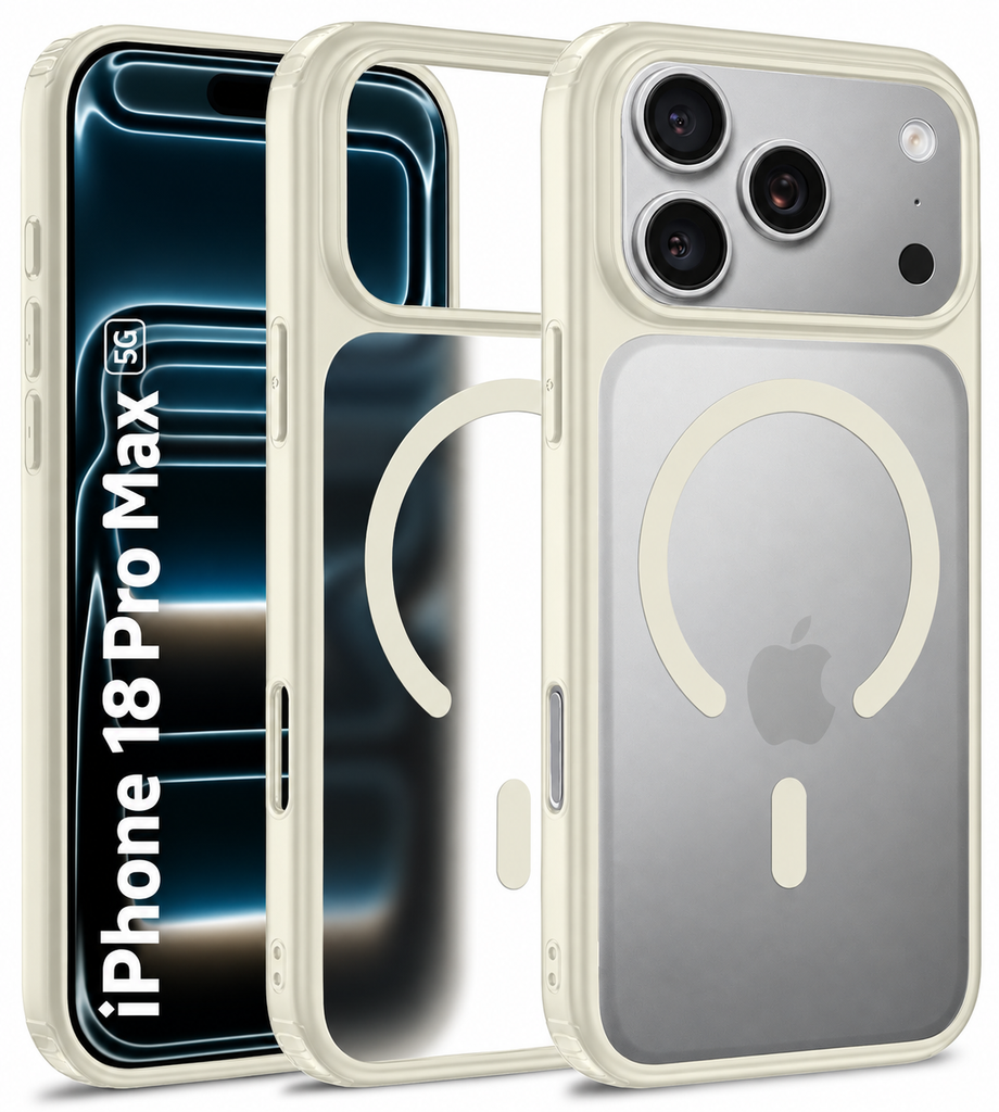 Apple iPhone 18 Pro Max 5G, 6.9 inch Rugged Frosted MagSnap Back Cover