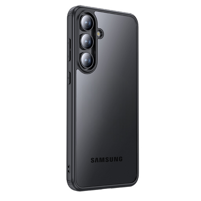 Samsung Galaxy S25 FE 5G (6.7 inch) Back Cover | Rugged Frosted Series, Black