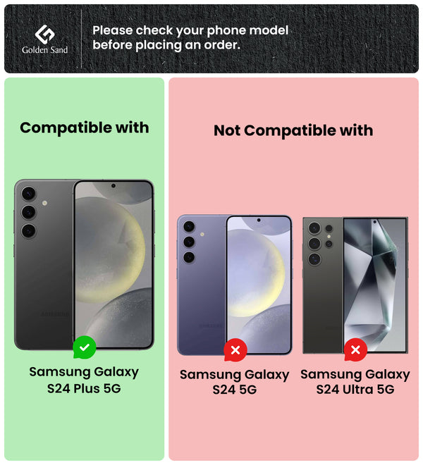 Samsung Galaxy S24+ Plus 5G (6.7 inch) Back Cover | Ice Crystal Series, Crystal Clear