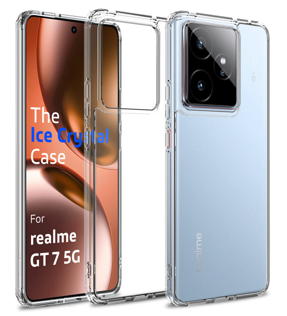 SEAHAI Cover Per Realme GT 7 5G / GT 7T 5G, Custodia Sottile Con Airbag Antiurto - Grigio Scuro
