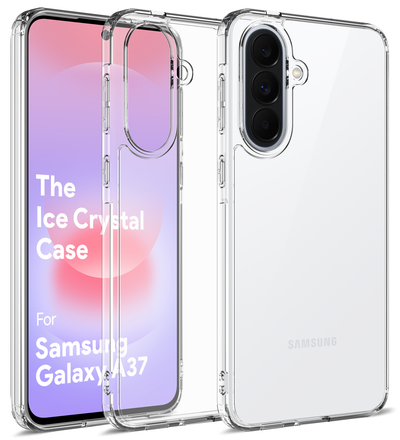 Samsung Galaxy A37 5G (6.7 inch) Back Cover | Ice Crystal Series, Crystal Clear