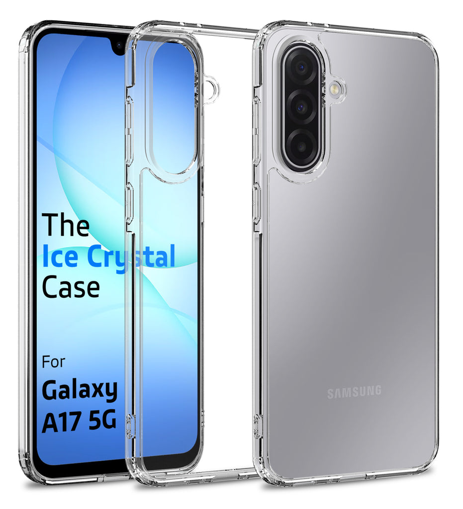 Samsung Galaxy A17 5G (6.7 inch) Back Cover | Ice Crystal Series, Crystal Clear