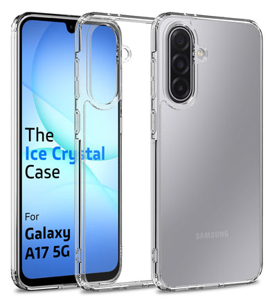 Samsung Galaxy A17 5G (6.7 inch) Back Cover | Ice Crystal Series, Crystal Clear