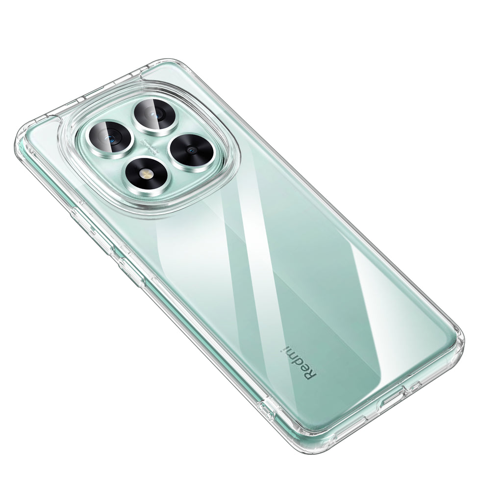 [Pre Order, Estimated Shipping Date: 25 DEC 2024] Ice Crystal Series Hybrid Transparent PC Military Grade TPU Back Cover for Redmi Note 14 Pro 5G, Redmi Note 14 Pro+ Plus 5G, 6.67 inch, Crystal Clear