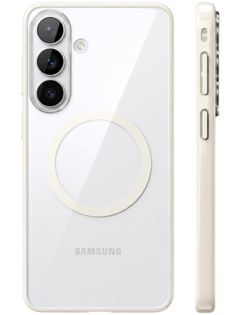 Samsung Galaxy S26 5G (6.3 inch) Back Cover | Aura MagSnap Series, Silver Shadow