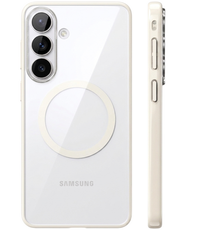 Samsung Galaxy S26 Plus 5G (6.7 inch) Back Cover | Aura MagSnap Series, Silver Shadow