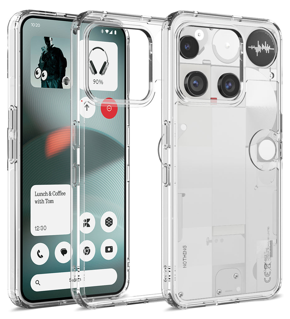 Nothing Phone (3) 5G (6.67 inch) Back Cover | Ice Crystal Series, Crystal Clear