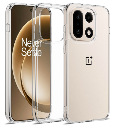 OnePlus 15 5G (6.78 inch) Back Cover | Ice Crystal Series, Crystal Clear