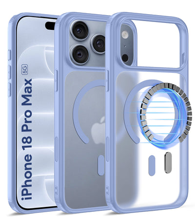 Apple iPhone 18 Pro Max 5G (6.9 inch) Back Cover | Rugged Frosted MagSnap Series, Glacier Blue
