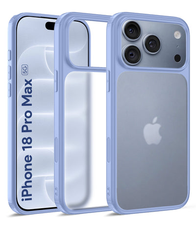 Apple iPhone 18 Pro Max 5G (6.9 inch) Back Cover | Rugged Frosted MagSnap Series, Glacier Blue