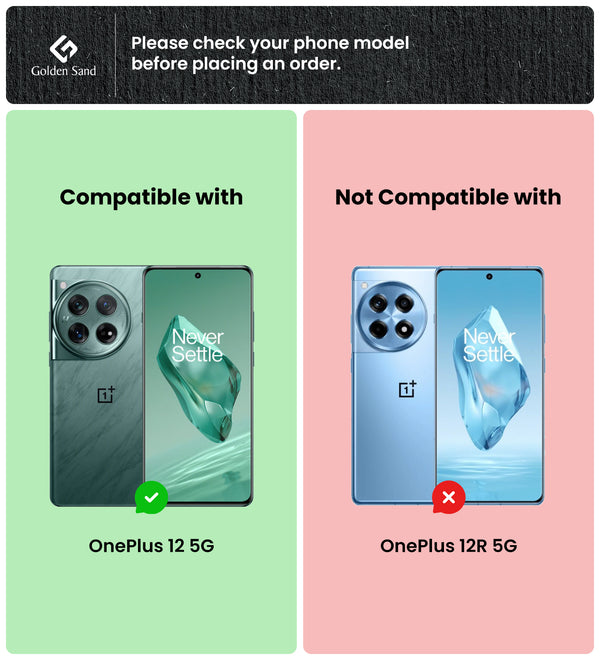 OnePlus 12 5G (6.82 inch) Back Cover | Rugged Frosted Series, Black