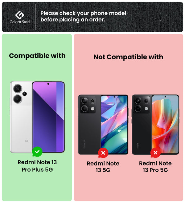 Redmi Note 13 Pro+ Plus 5G (6.67 inch) Back Cover | Rugged Frosted Series, Black