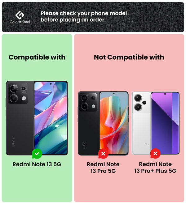 Redmi Note 13 5G (6.67 inch) Back Cover | Aramid Fiber Series, Black