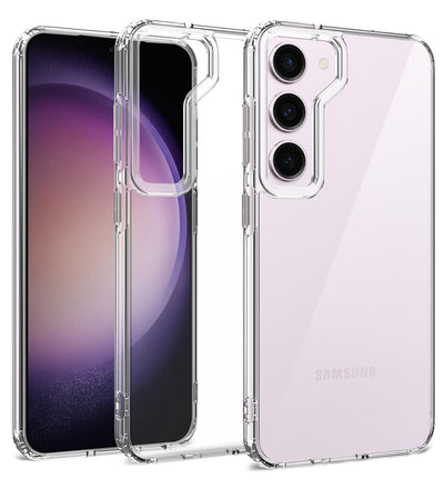 Samsung Galaxy S23+ Plus 5G (6.6 inch) Back Cover | Ice Crystal Series, Crystal Clear