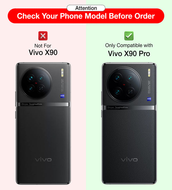 Vivo X90 Pro 5G (6.78 inch) Back Cover | Vegan Leather Series, Blue