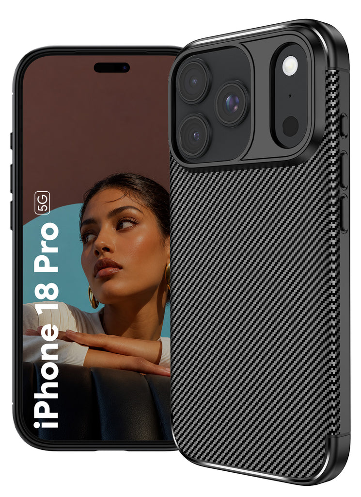 Apple iPhone 18 Pro 5G (6.3 inch) Back Cover | Aramid Fiber Series, Black