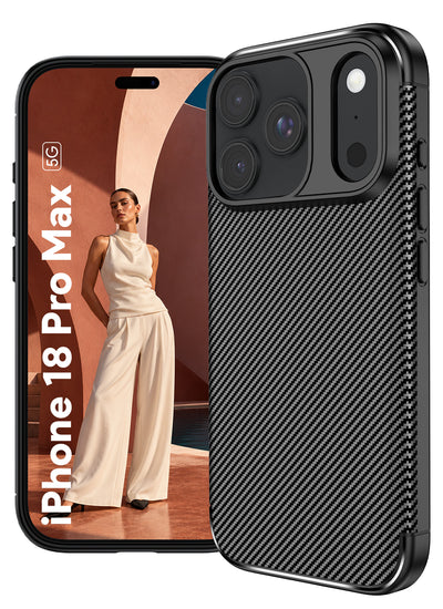 Apple iPhone 18 Pro Max 5G (6.9 inch) Back Cover | Aramid Fiber Series, Black